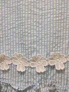 Striped Blue Blouse Length 24