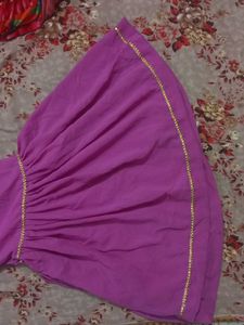 New Umbrella Plazo With Heavy Kameez And Dupatta