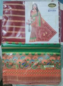 Elegant Vimal Brand New Cotton Saree Pack Of 2