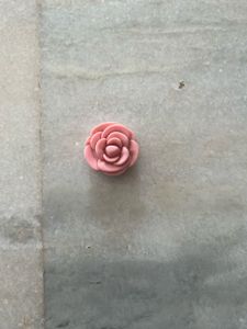Rose lip balm container