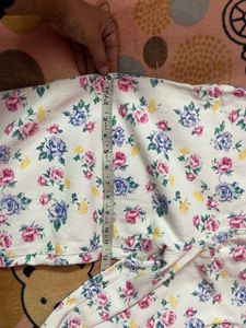 Floral Print Jeans..!