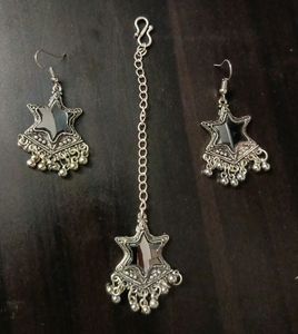Earrings Mang Tikka Combo