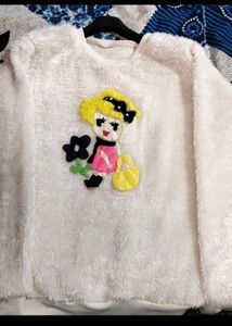 Soft Fur Sweatshirt For Girl's & Women's