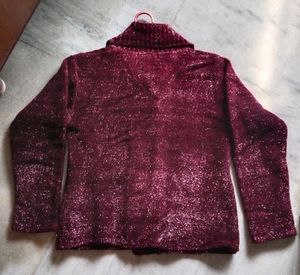 Maroon Sweater For Women