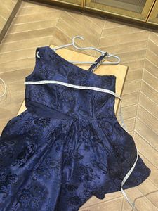 Fixed price lovely blue colour off shoulder dress