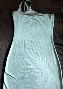 Shimmering Blue Mini Dress XS