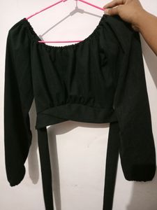 Boatneck Crop Top