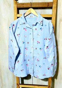 Cotton Printed Shirt Size-42