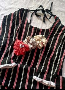 Ribbed Kurta Set