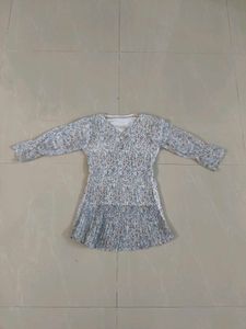 Cute White Floral Top