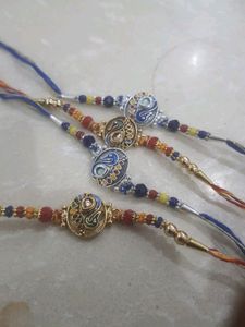Unique Dancing Peacock Rakhi set of 2