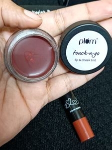 Plum Lipstick &amp; Blush Combo