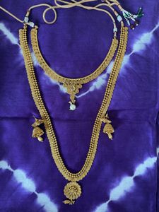 Choker With Long Haar Set