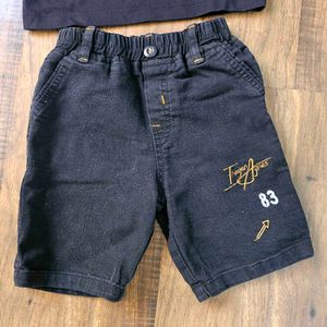 Kids&#39; Cotton And Denim Outfit Set