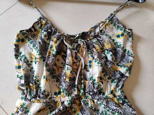 Floral Print One Piece