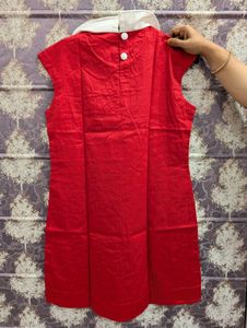 Red Floral Dress