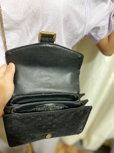 Zara Black Polka Dots Sling Bag