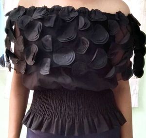Chic Black Off-Shoulder Top