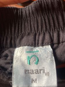 Black Lace Detail Pants