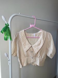 Cute yellow Crop Top