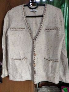 Chic Tweed Cardigan