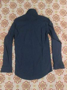Navy Button-Down Shirt