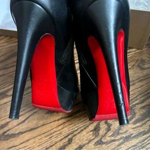 Black 5 Inch Heel Boots