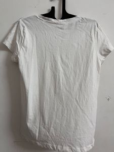 White V-Neck T-Shirt