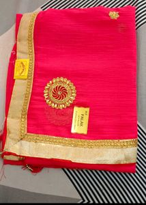 Red Work Saree For Festive