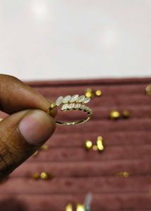 Gold Plated Pearl Ring