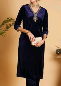 Shae by Sassafras Elegant Velvet Kurta