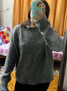 Zara Knit Gray Sweater