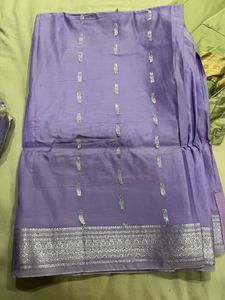 Lavendar Silk Saree