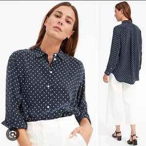 Marks and Spencer’s Polka Dot button down shirt