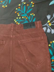 Brown Wide Leg Jeans