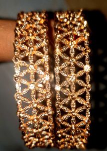 Gold Floral Bracelet