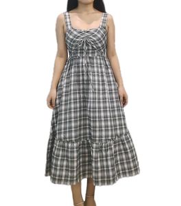 Plaid Midi Sundress