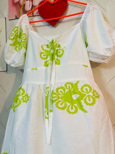 Beautiful Green Birthday Dress Sawan Special