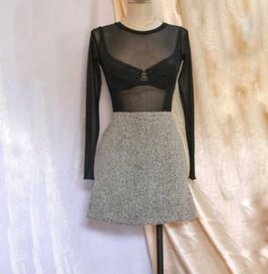 H&M Tweed Aline Skirt