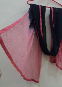 Pink And Black Dupatta💕🖤