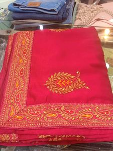 Elegant rose  Saree