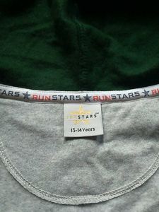 Green &amp; Grey Hoodie