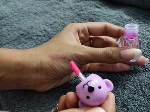 Cute Bear Lip Gloss Keychain (New)