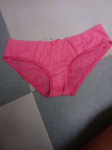 Victoria &#39;s Secret Pink Lace Trim Briefs