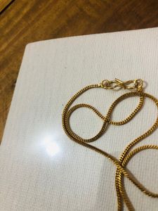 Simple Chain With Stone Pendant