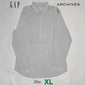 GAP White Check Shirt