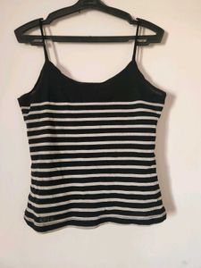 Striped Spaghetti Strap Tank