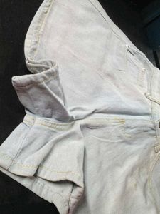 Light Wash Denim Shorts