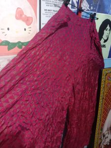 Traditional/Ethnic Pink Plazza Cum Skirt!! In Gre
