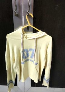 Butter Yellow Hooded Tshirt